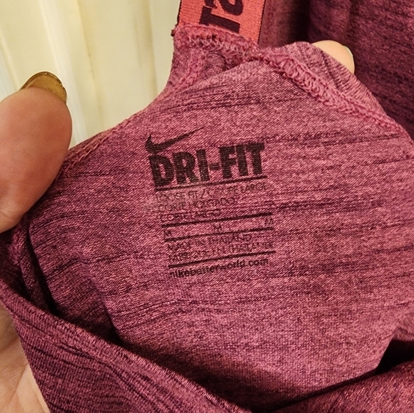 Nike dri fit racer bank workout tank top size med purple - Picture 4 of 4